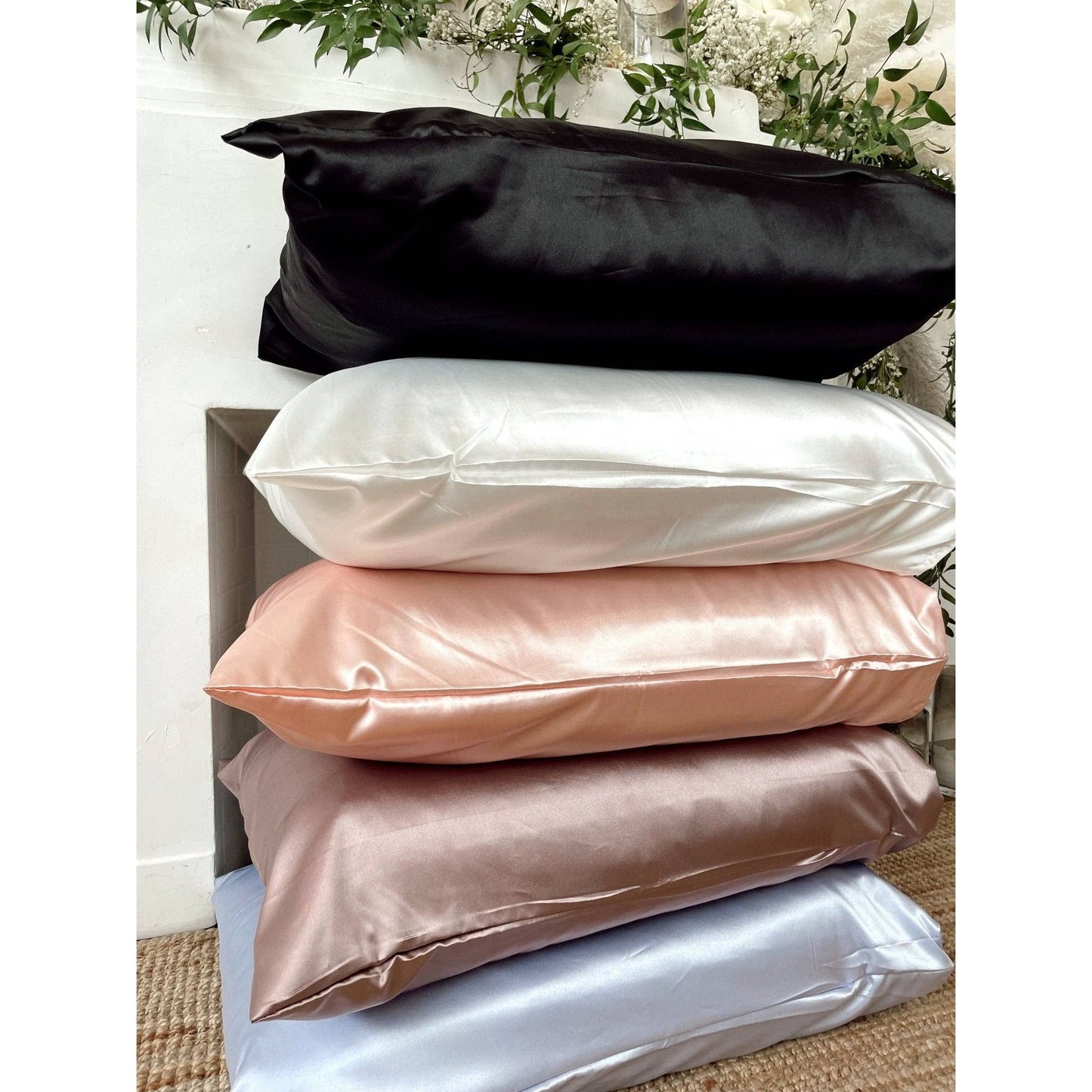 Beyond Scrunchies - 1 SILK PILLOWCASE - Lavender: Standard/Queen