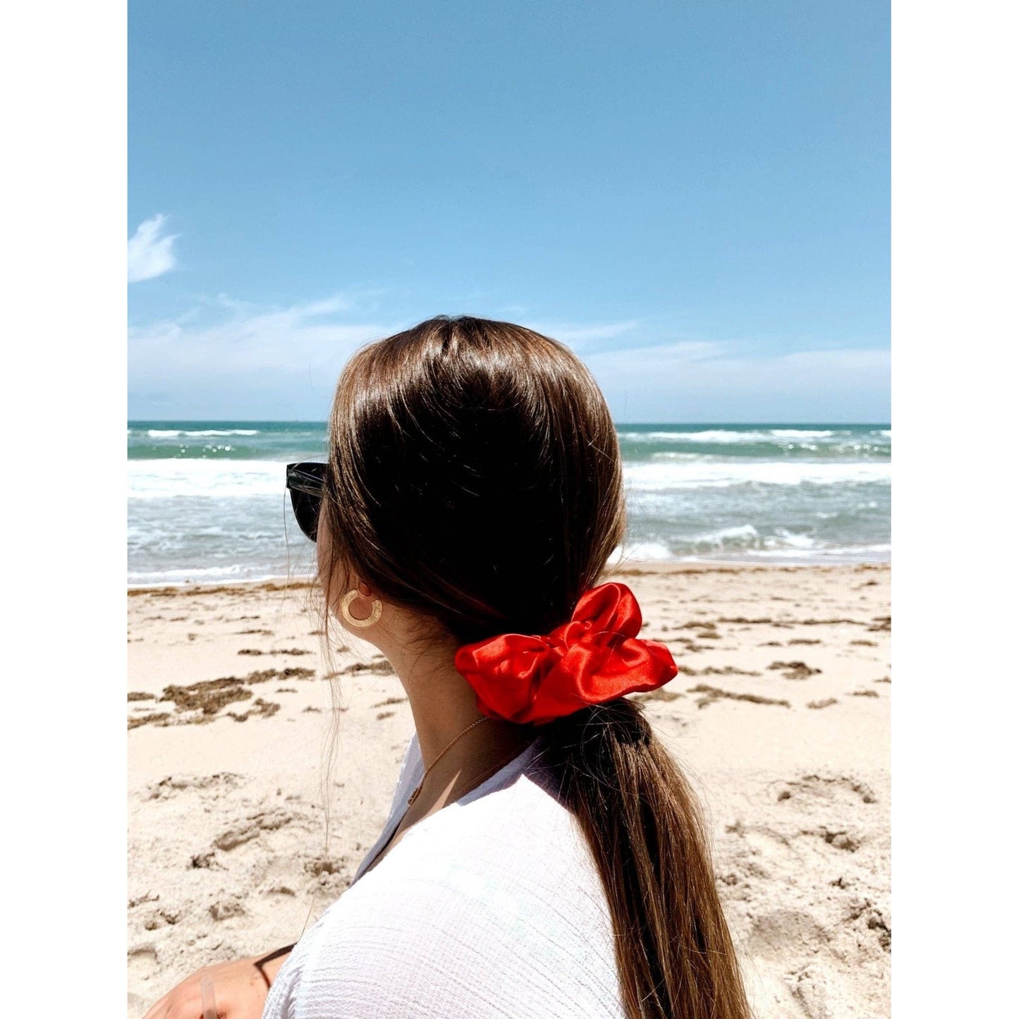 Beyond Scrunchies - SANGRIA - Mulberry Silk Scrunchie