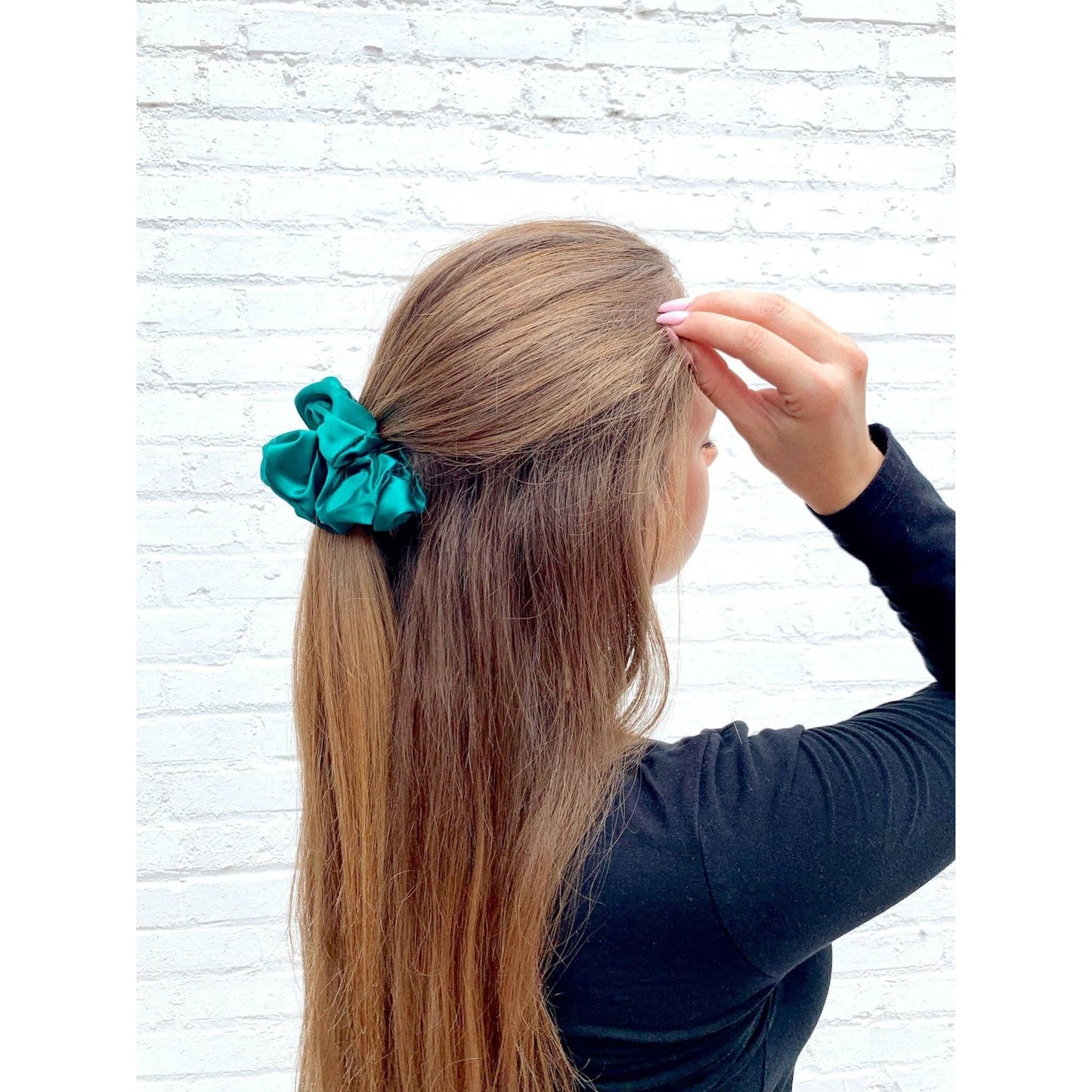 Beyond Scrunchies - JADE - Mulberry Silk Scrunchie