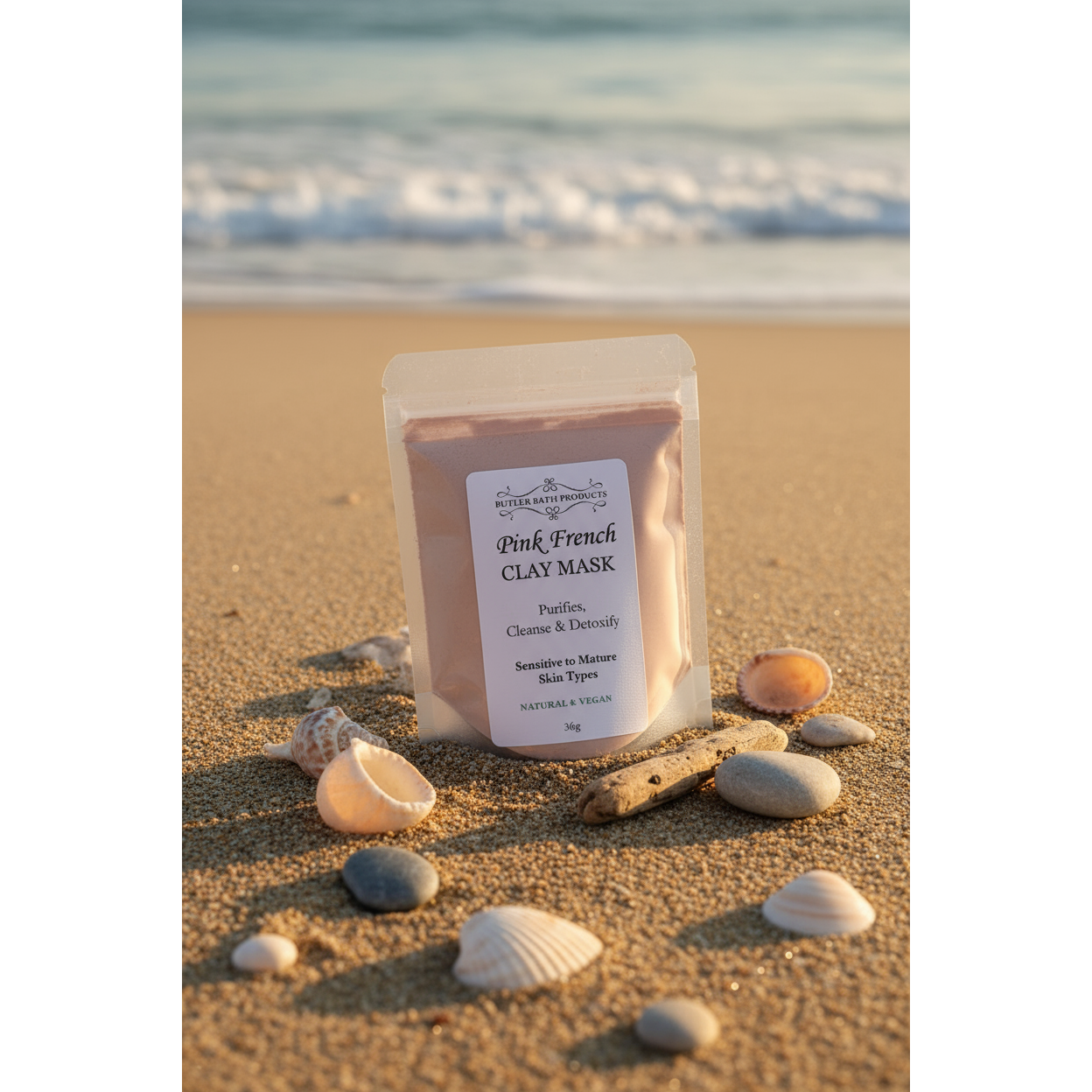 Pink french clay mask