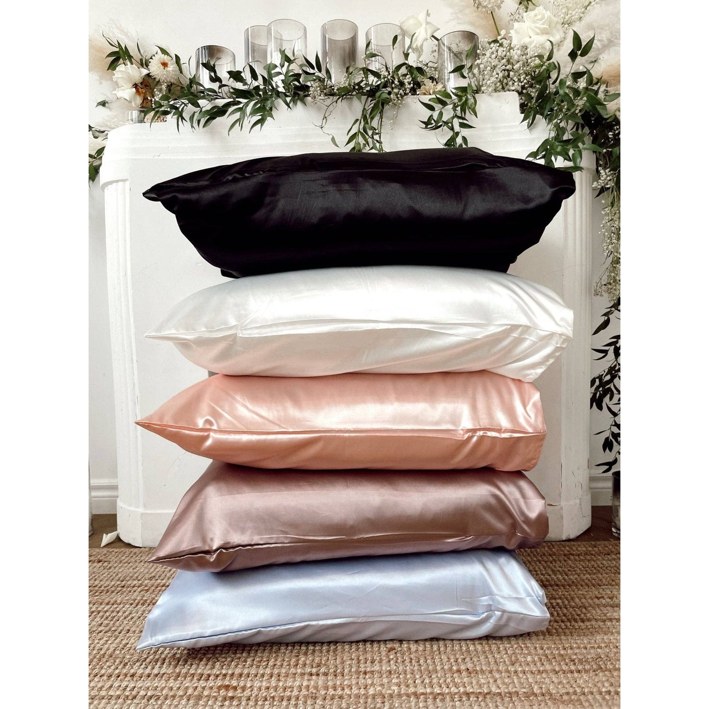 Beyond Scrunchies - 1 SILK PILLOWCASE - Haven